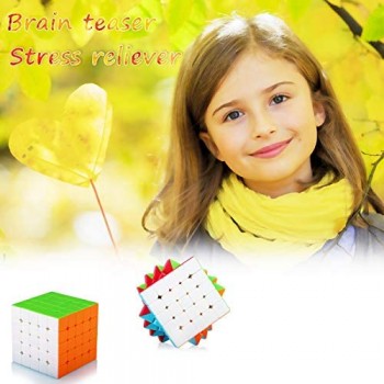 Maomaoyu Speed Cube 5x5 Stickerless Cubo Magico 5x5x5 Professionale Puzzle Rompicapo per Adulti e Bambini