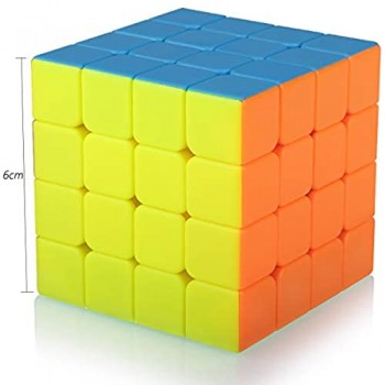 Speed Cube 4x4 Cubo Magico 4x4x4 Professionale Puzzle Rompicapo per Adulti e Bambini(Stickerless)