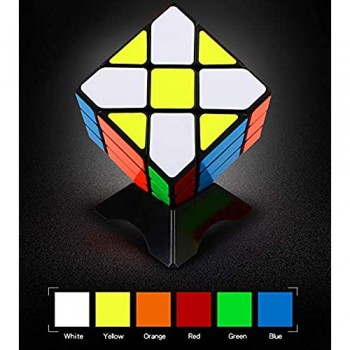 TOYESS Axis Cube 3x3 Speed Cube 3x3x3 Giocattolo Regalo Confezione per Bambini e Adulto Nero