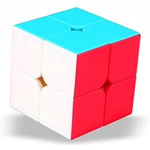 TOYESS Cubo di 2x2 Magico Originale Stickerless Speed Cube 2x2x2 Puzzle Cube Giocattolo Regalo per i Bambini e Adulto