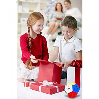 TOYESS Megaminx Speed Cube 3x3 Stickerless Cubo di Magico 3x3x3 Giocattolo Regalo Confezione per Bambini e Adulto