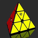 XJPB Speed ​​Cube Best 3x3 Magic Puzzle Pyramid Contest Dedicato Turning Smoothy Buttery - Solido e Durevole Giochi Giochi Regalo per Bambini Adulti con Kit di Regolazione Nero