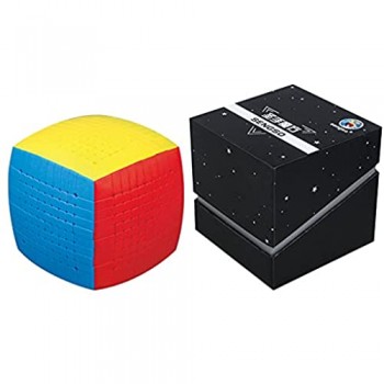 XJPB Speed ​​Cube Magic Cube 10 x 10 x 10 Facile tornitura e Riproduzione Fluido Giocattolo di Puzzle Durevole del cubo per Bambini Adulti Concorso Dedicato