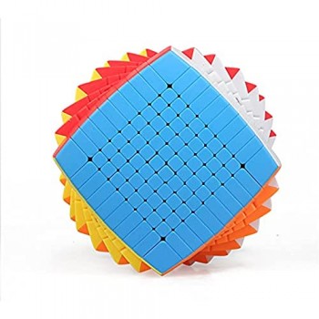 XJPB Speed ​​Cube Magic Cube 10 x 10 x 10 Facile tornitura e Riproduzione Fluido Giocattolo di Puzzle Durevole del cubo per Bambini Adulti Concorso Dedicato