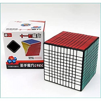 XJPB Speed ​​Cube Magic Cube 11 x 11 x 11 Easy Turning e Smooth Play Durevole Puzzle Cube Toy for Kids Adults Contest dedicato