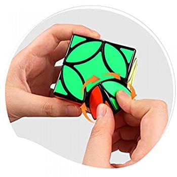 XJPB Speed ​​Cube Puzzle Cube Strange Magic Cube con Adesivi a Colori cubo Liscio Gioco Giocattoli Regalo per Bambini e Adulti Black Background