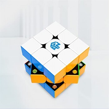 XJPB velocità Cube 3x3 Stickerless Magic Cube 3x3x3 Puzzle Giocattoli Il Giocattolo più educativo per Migliorare efficacemente la concentrazione e la reattività dei Bambini with ges