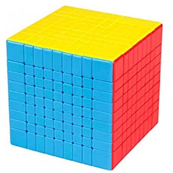 YING 9 ° Ordine 9x9x9 Magic Puzzle Cube Giocattolo educativo per Bambini Giocattolo per Bambini Regalo di Compleanno Giocattoli per rompicapo (Colore e Nero) Multicolor