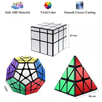 YKL WORLD YIKAILIN046FR Set di cubetti Multicolore Confezione da 3 cubi
