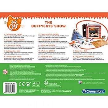 Clementoni - 18574 - 44 Gatti - Il Garage Dei Gattini - Made In Italy - Playset Carta E Cartone Con Personaggi 44 Gatti - Gioco Creativo Per Bambini Dai 5 Anni