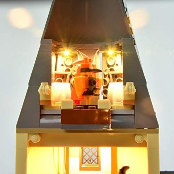 CZA LED Light Set per Lego Harry 75954 Film Compatibile 16052 Hogwarts Sala Grande Building Blocks Giocattoli dei Mattoni (Si Accende Solo A LED)