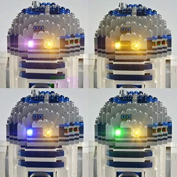 CZA LED Light Set per Lego Star Wars 10225 R2-D2 del Robot Compatibile 05043 Building Blocks Giocattoli dei Mattoni Regali (Solo Light + Battery Box)