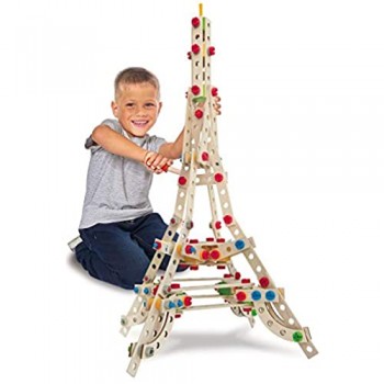 Eichhorn- Eiffelturm Heros Constructor Torre Eiffel 315 pz 3 Modelli da Costruire Colore Viola 100039091