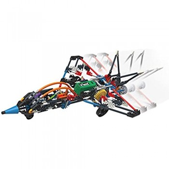 K\'Nex-Grandi Giochi- Turbo Jet 2In1 Multicolore GG01704