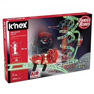 K'Nex-Grandi Giochi- Web Weaver Roller Coaster Multicolore GG01735