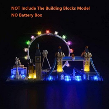Kit di illuminazione a led per lego 21034 modello building block set luci compatibile con Architecture London Skyline Collection (NON incluso il modello)