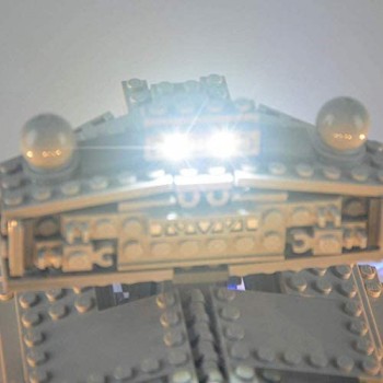 Kit di Illuminazione A LED per Star Wars Imperial Star Destroyer - Compatibile con Lego 75055 Building Blocks Modello- Non Includere Il Lego Set