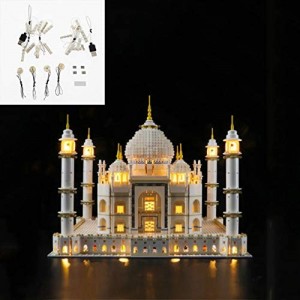 Kit Luce del LED per Taj Mahal Building Blocks Modello Compatibile con Lego Creator Architettura Serie 10189/10256/17001/17008 Giocattoli Light Set (Non Includere Model)