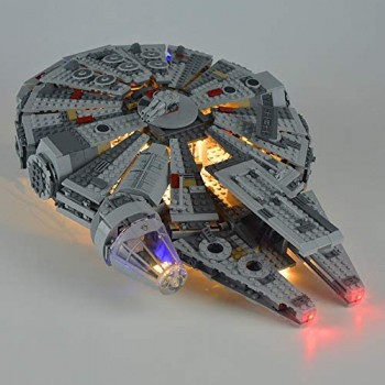 Kit Up Ha Condotto La Luce per Lego Star Wars Milleniumm Falconn Building Blocks Modello di Illuminazione Set Compatibile con 75105 (Non Includere Il Model)