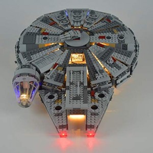 Kit Up Ha Condotto La Luce per Lego Star Wars Milleniumm Falconn Building Blocks Modello di Illuminazione Set Compatibile con 75105 (Non Includere Il Model)