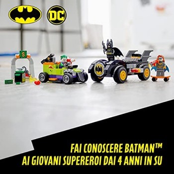 LEGO DC Batman vs. Joker: Inseguimento con la Batmobile Set Macchina dei Supereroi per Bambini dai 4 anni in su 76180