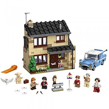 LEGO Harry Potter 4 Privet Drive 75968; Fun Children’s Building Toy for Kids Who Love Harry Potter Movies Collectible Playsets Role-Playing Games and Dollhouse Sets New 2020 (797 Pieces)