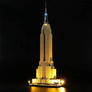 LODIY - Set di luci a LED per Lego 21046 Architecture Empire State Building - Kit di illuminazione compatibile con Lego 21046 (modello Lego non incluso)
