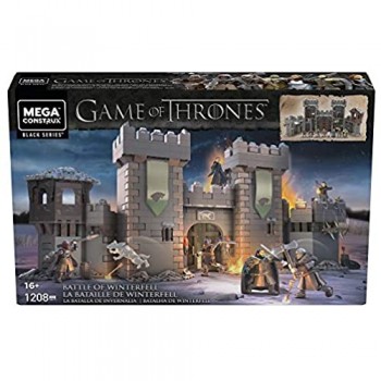 Mega Construx- Game of Thrones la Battaglia di Winterfell 1200 Pezzi da Collezione Giocattolo per Bambini 16+Anni GMN75
