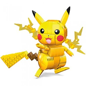 Mega Construx- Pokemon Pikachu da Costruire 10 cm Giocattolo per Bambini 6+Anni GMD31