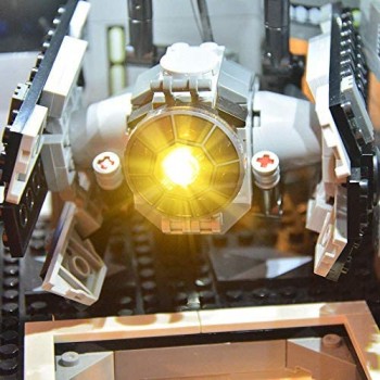 Set di luci LED USB fai-da-te per (Star Wars Death Star) modello di blocchi kit di luci a LED compatibile con Lego Star Wars Death Star 75159 Regali di Natale per bambini (non incluso il modello)