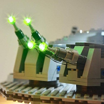 Set di luci LED USB fai-da-te per (Star Wars Death Star) modello di blocchi kit di luci a LED compatibile con Lego Star Wars Death Star 75159 Regali di Natale per bambini (non incluso il modello)