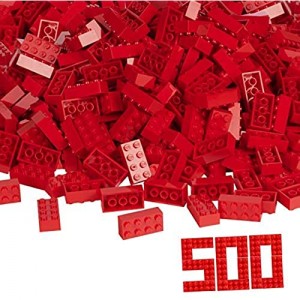 Simba 264.462.061 9 cm Blox 8-Stud Red Building Blocks Set (Pezzi)