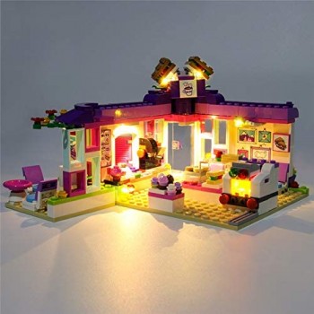 TMIL Illuminazione LED Set per (Gli Amici di Art Café Emma) Building Blocks Corredo della Luce Compatibile con Lego 41336 (Lego Set Non Inclusa)