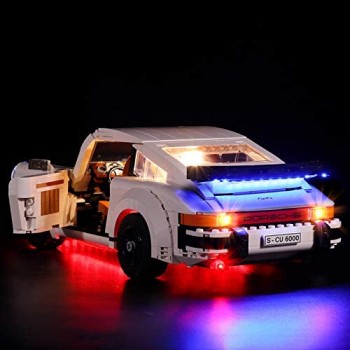 UUK Set di Illuminazione a LED per Lego 10295 Kit di Illuminazione Compatibile con Porsche 911 Targa Widebody Building Blocks Modello Giocattoli per Bambini Regalo (Non includere Set Lego) B