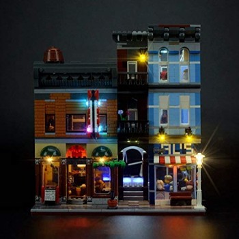 WDLY LED Lighting Kit per Esperto Detective Office- Compatibile con Lego 10246 Building Blocks Modello- Non Includere Il Lego Set