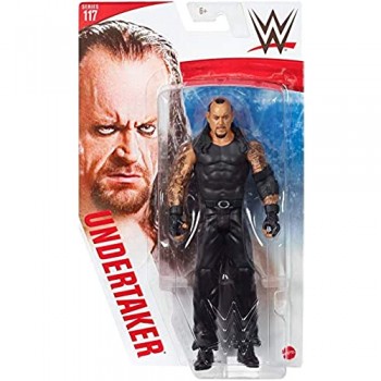WWE- Personaggio Undertaker Articolato Giocattolo per Bambini 6+ Anni GTG21