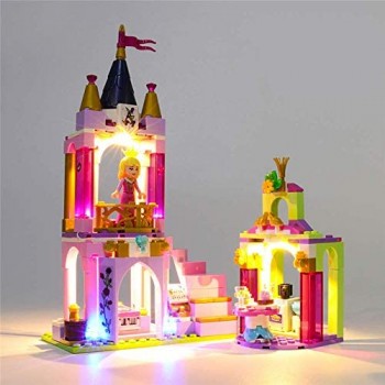 YLJJ Set di luci a LED USB Fai-da-Te Compatibile con Lego Ariel Aurora e Tiana \'s Royal Celebration 41162 Kit di luci a LED per Blocchi Modello Regali di Natale per Bambini (Non Incluso Il Modello)