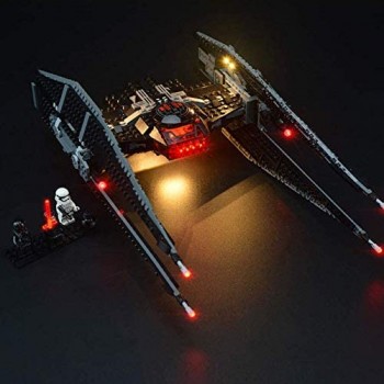 ZJJ Illuminazione Kit Compatibile con Lego 75179 del LED Light Kit per (di Star Wars Kylo Ren Tie Fighter) Building Blocks (Non Incluso Lego Set)