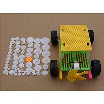64Types Gear Gear Motor Gearbox Model Craft Fai da Te Auto Auto Robot Gears for Puley Cintura Scientific Experiment Tools