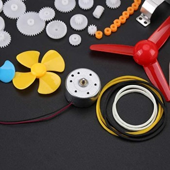 Automobili giocattolo Accessori fai da te Motori Vermi Cinghie Boccole Pulegge Ruote Ingranaggi in plastica Assortimento