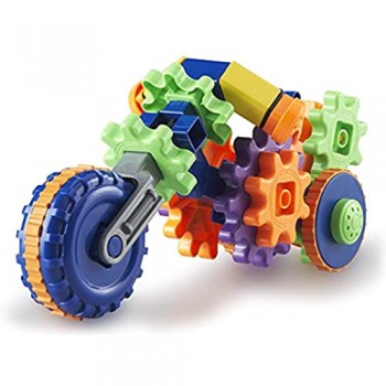 Set di costruzioni con motocicletta con ingranaggi Gears! Gears! Gears! di Learning Resources