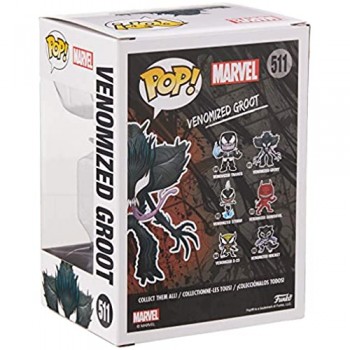 Funko- Pop Bobble: Marvel: Venom S2-Groot Figura da Collezione Multicolore 41693