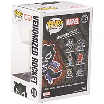 Funko- Pop Bobble: Marvel: Venom S2-Rocket Raccoon Figura da Collezione Multicolore 40707