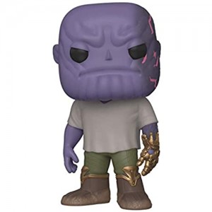 Funko- Pop Marvel: Endgame-Casual Thanos w/Gauntlet Collectible Toy Multicolore 45141
