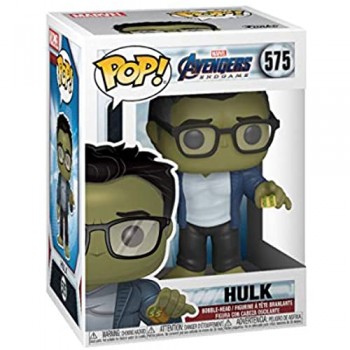 Funko- Pop Marvel: Endgame-Hulk w/Taco Collectible Toy Multicolore 45139