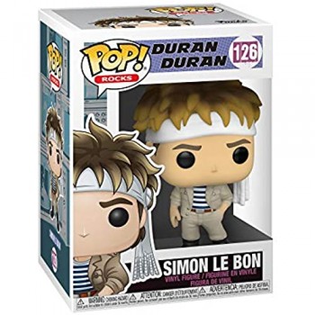 Funko- Pop Rocks Duran-Simon Le Bon Collectible Toy Multicolore 41234