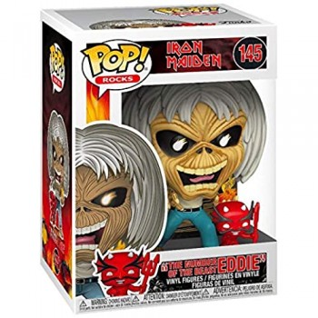 Funko- Pop Rocks: Iron Maiden-Number of The Beast (Skeleton Eddie) Collectible Toy Multicolore 45981