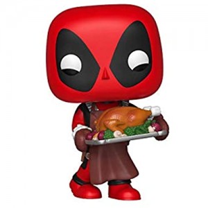 Funko- Pop Bobble in Vinile Marvel: Holiday-Deadpool Figura da Collezione Multicolore 43337