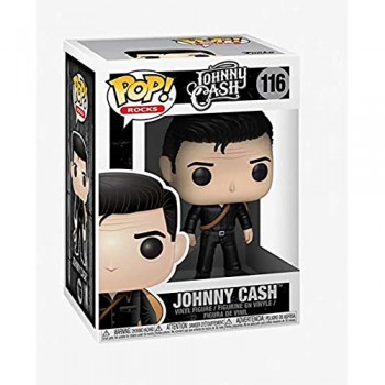 Funko- Pop Vinyl Johnny Cash in Black Figura da Collezione Multicolore 39525