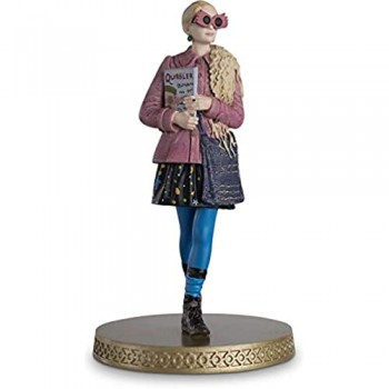 Collezione di statuette del mondo Wizarding Hero Collector Figure Luna Lovegood con Magazine Numero 21 di Eaglemoss multicolore